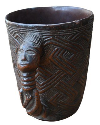 Kuba Ceremonial Drinking Vessel